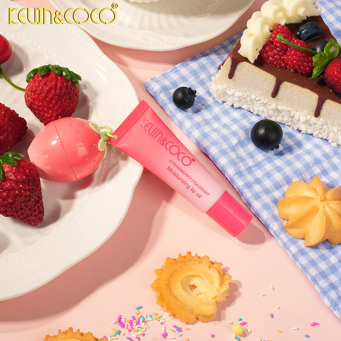 Set Labial de 2pcs StrawBerry  7