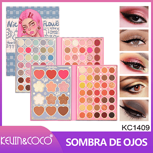 Paleta de Sombras Nice Flower de 117 Colores 