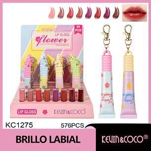 BRILLO LABIAL CON LLAVERO