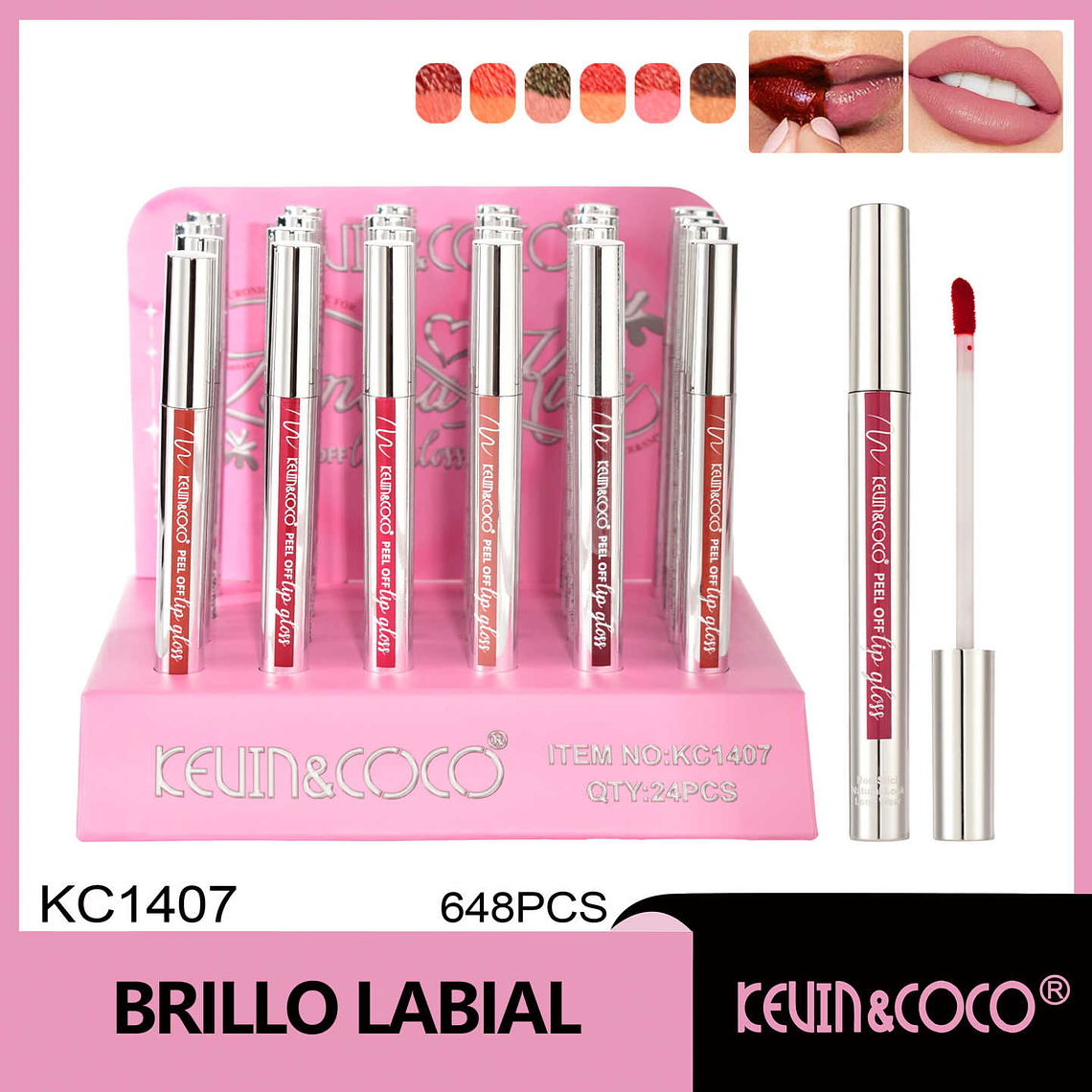 Brillo labial despegable Starglow 1