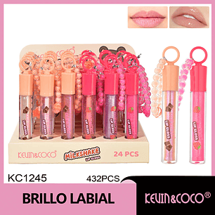 Brillo labial gloss bracelete cambia el color con el ph de tus labios