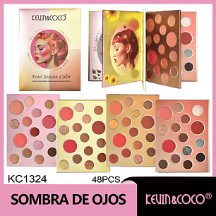PALETA DE SOMBRAS FOUR SEASONS DE 60 COLORES