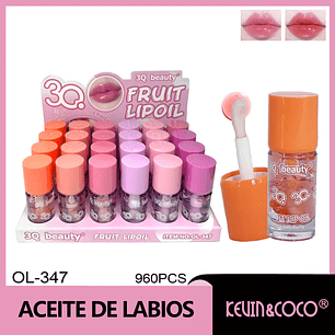 ACEITE PARA LABIOS CON SABOR A FRUTRAS 