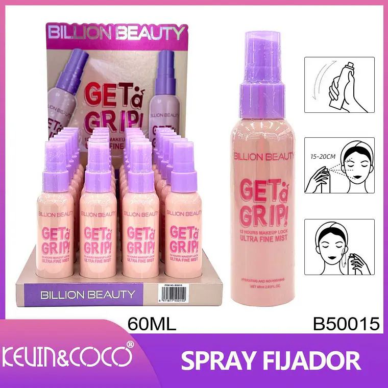 SPRAY FIJADOR DE MAQUILLAJE BRUMA ULTRAFINA DE 60ML 1