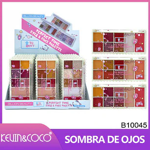  PALETA DE RUBOR + ILUMINADOR + SOMBRA DE OJOS