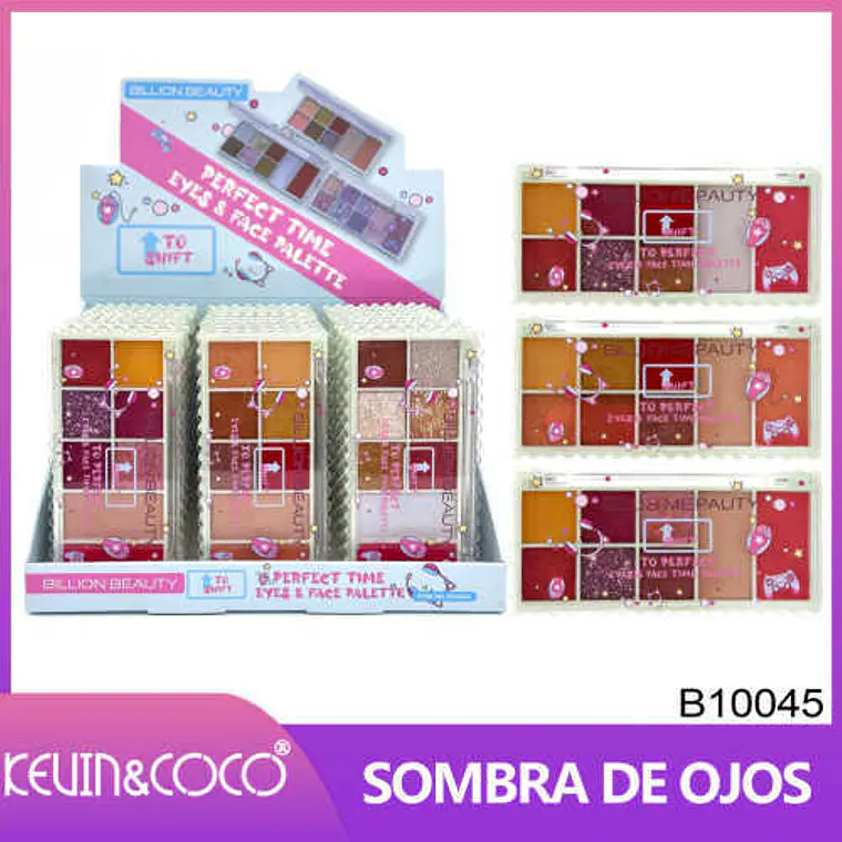  PALETA DE RUBOR + ILUMINADOR + SOMBRA DE OJOS 1