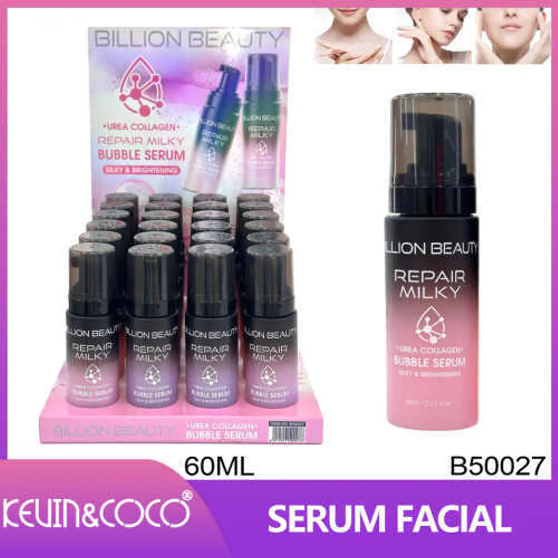 SERUM FACIAL CON BURBUJAS DE LECHE 1