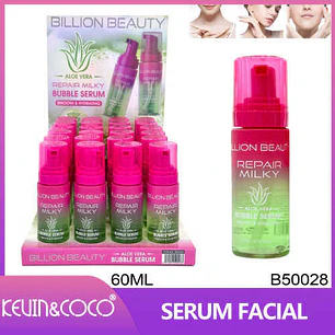 SERUM FACIAL CON BURBUJAS DE ALOE
