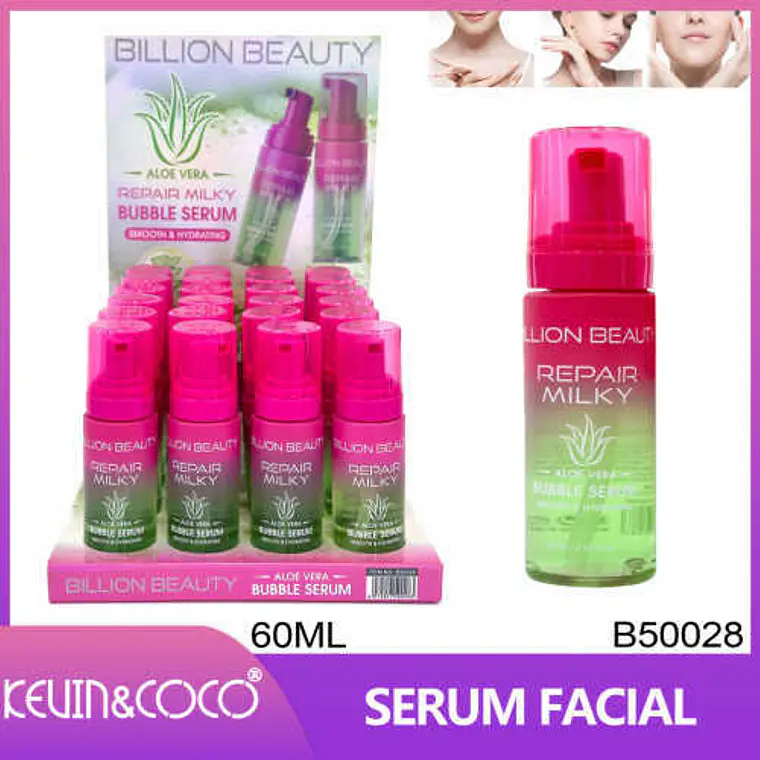 SERUM FACIAL CON BURBUJAS DE ALOE 1