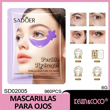 Mascarilla hidratante para ojos SADOER 6 g