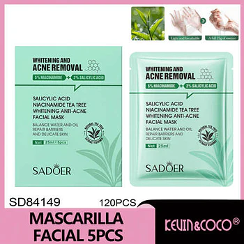 Mascarilla iluminadora y antiacné SADOER SADOER 25 ml