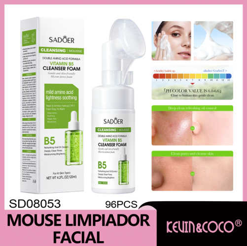 Mousse limpiador SADOER 120 ml