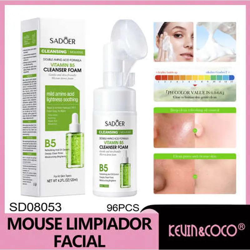 Mousse limpiador SADOER 120 ml