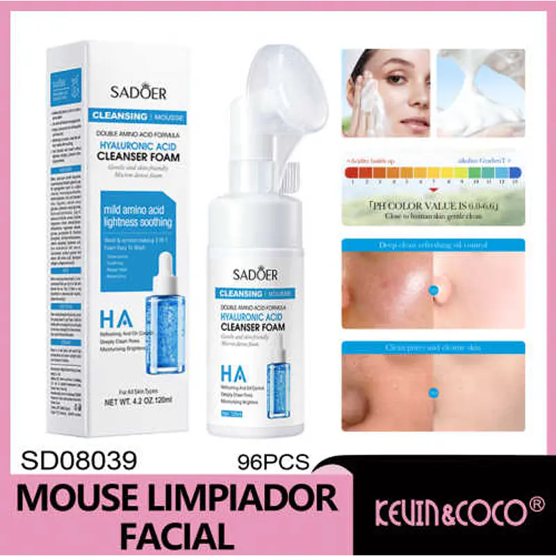 Mousse limpiador SADOER 120 ml
