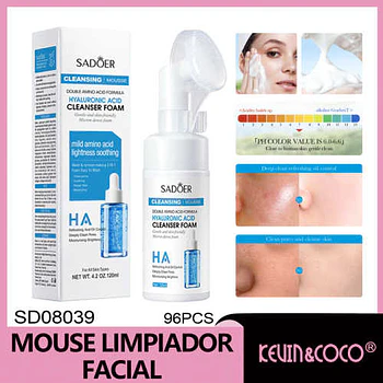 Mousse limpiador SADOER 120 ml