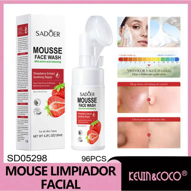 Mousse limpiador SADOER 120 ml