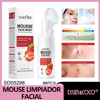 Mousse limpiador SADOER 120 ml