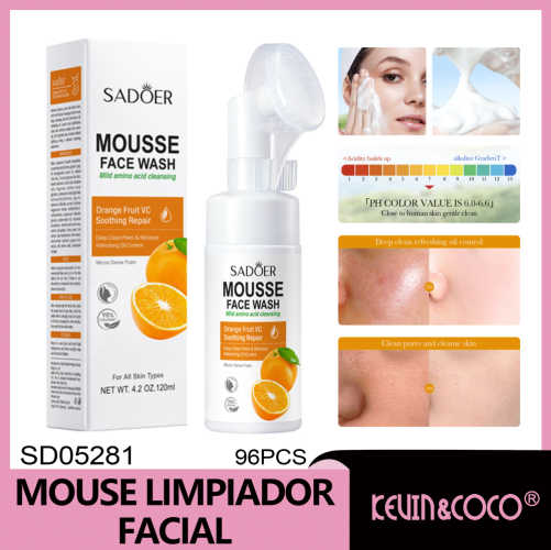 Mousse limpiador SADOER 120 ml