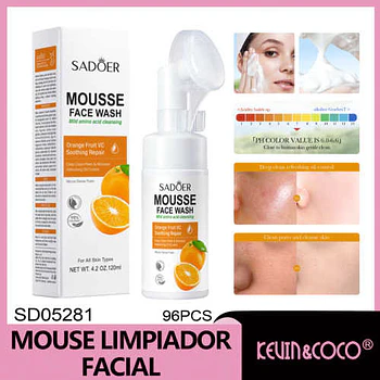 Mousse limpiador SADOER 120 ml