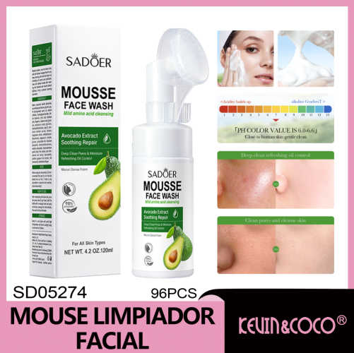 Mousse limpiador SADOER 120 ml