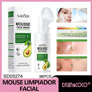 Mousse limpiador SADOER 120 ml