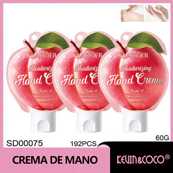 Crema de manos suavizante y alisadora SADOER 60 g