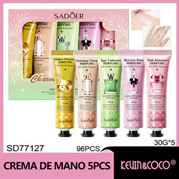 Set de crema de manos perfumada SADOER 30g SADOER 30 g
