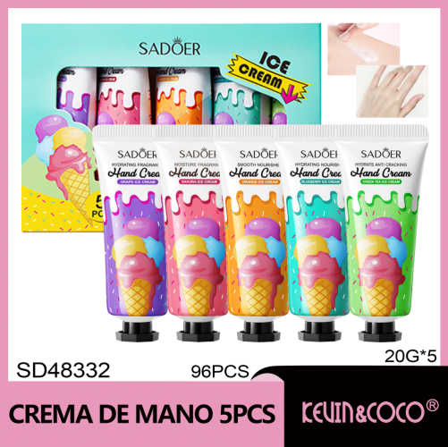 Set de 5 cremas hidratantes para manos SADOER