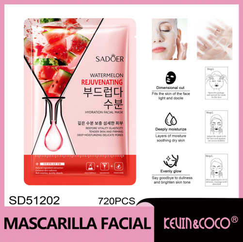 Mascarilla facial hidratante y nutritiva SADOER 25 ml