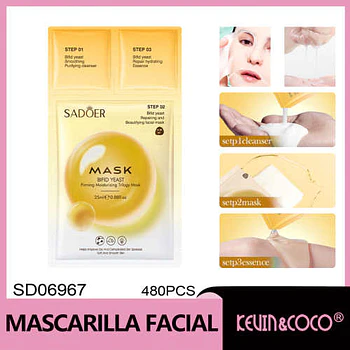 Mascarilla reafirmante 3 pasos SADOER 3 pasos