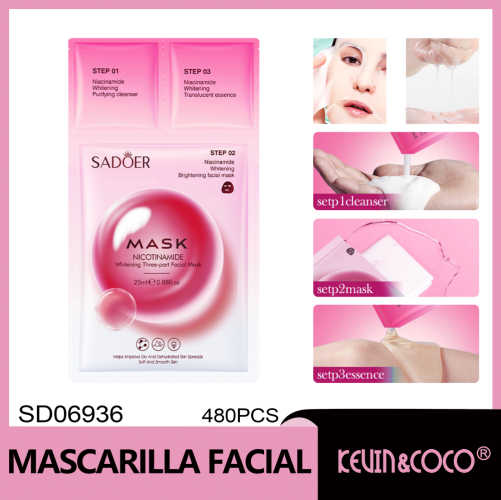 Mascarilla blanqueadora 3 pasos SADOER 3 pasos