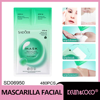 Mascarilla 3 pasos SADOER 3 pasos