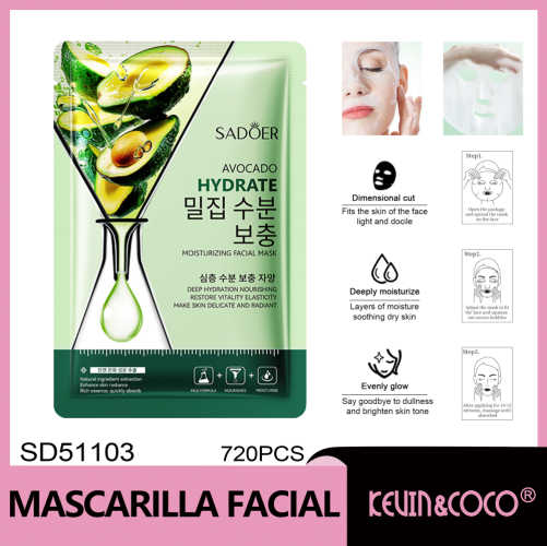 Mascarilla hidratante y humectante SADOER 25 ml