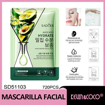 Mascarilla hidratante y humectante SADOER 25 ml