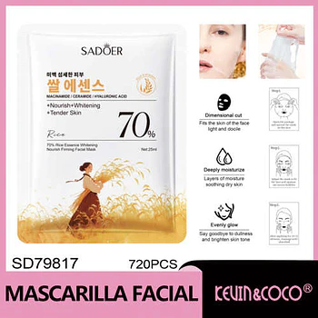 Mascarilla blanqueadora SADOER 25 mg