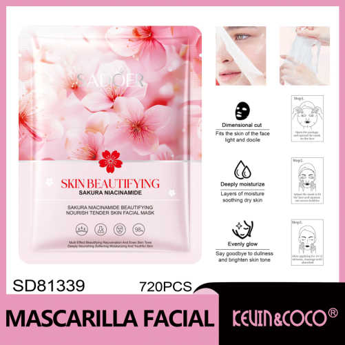 Mascarilla facial blanqueadora y nutritiva SADOER 25 ml