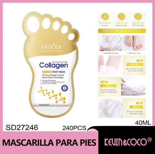 Mascarilla antiedad para pies SADOER 40 ml