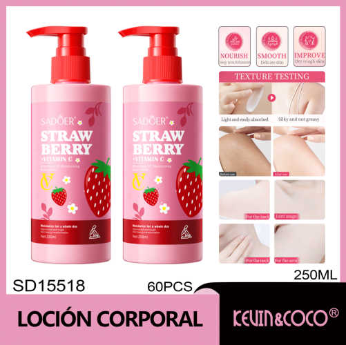 Loción corporal hidratante SADOER 250 ml