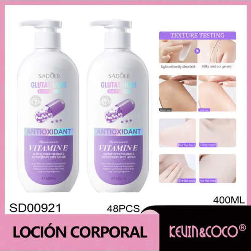 Loción corporal antioxidante SADOER 400 ml