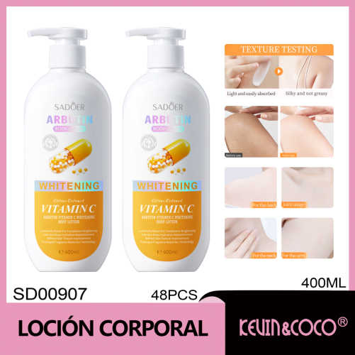 Loción corporal blanqueadora SADOER 400 ml