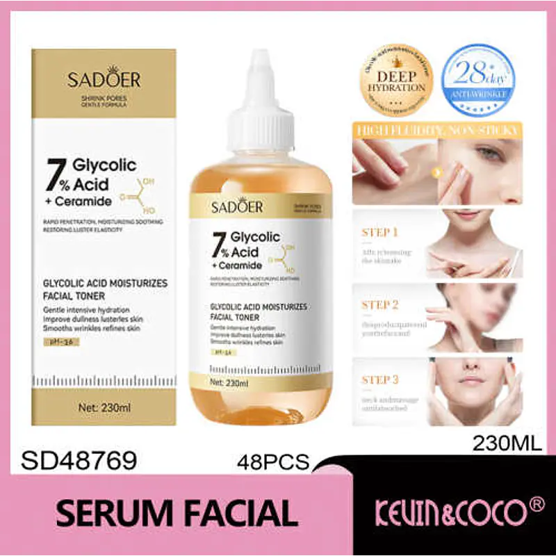 Agua esencial calmante e hidratante SADOER 230 ml