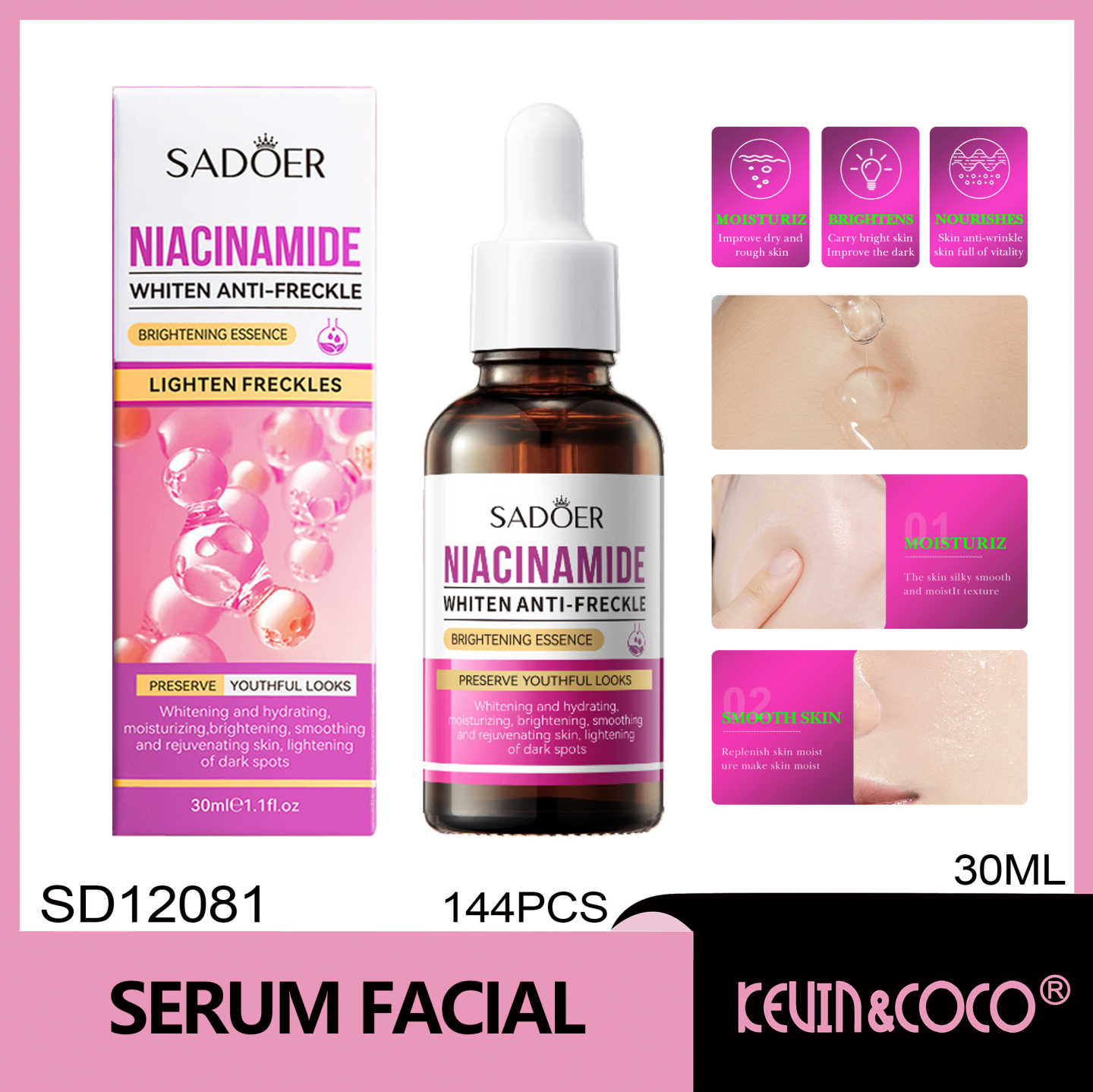 SADOER Sérum Blaqueador e Iluminador SADOER 30 ml