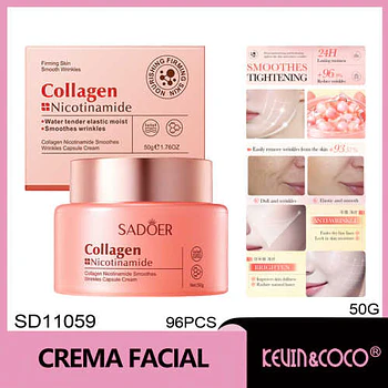 Crema en cápsulas antiarrugas SADOER 50 g