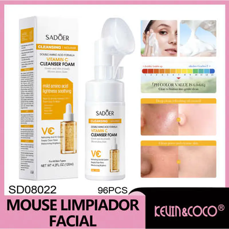 Mousse limpiador SADOER 120 ml