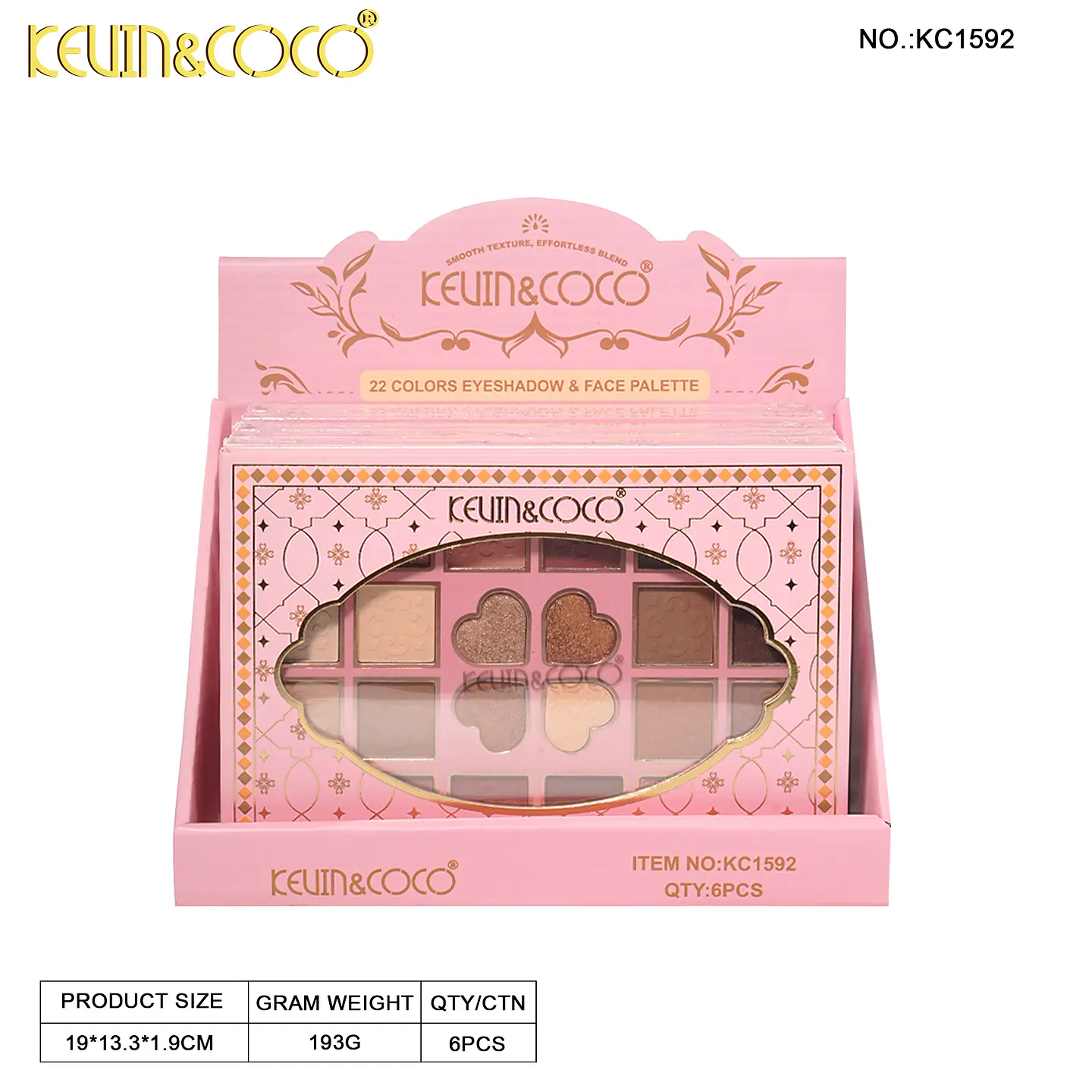  PALETA DE SOMBRAS DE 22 COLORES  6