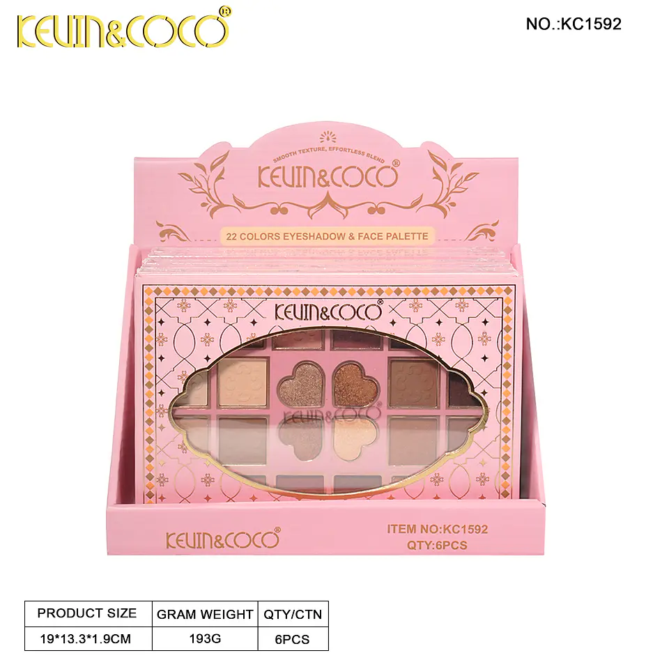  PALETA DE SOMBRAS DE 22 COLORES  6