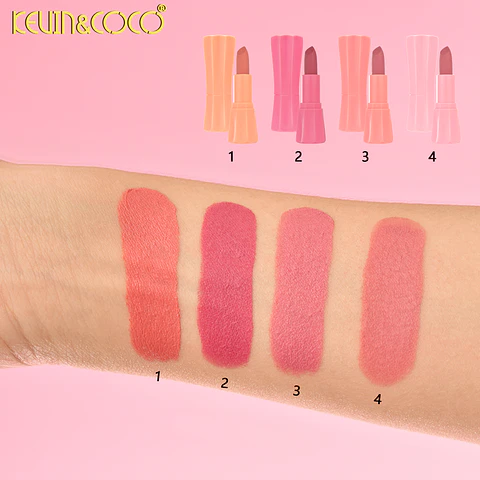 Set de 4 Labiales Aterciopelados Fireworks Mist 