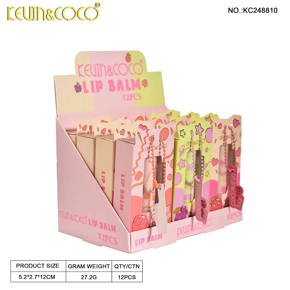  BALSAMO LABIAL DE CHOCOLATE CON FRUTAS  8