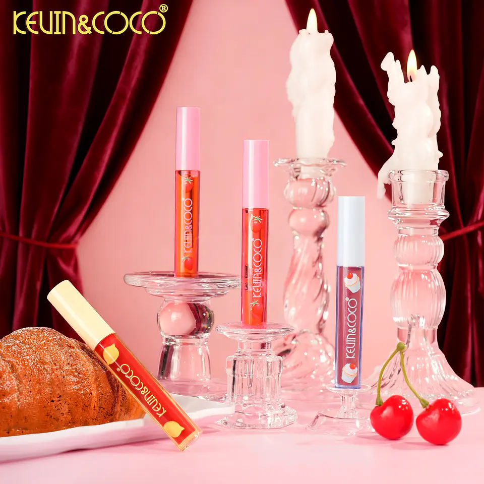 Aceite y Brillo Labial Sugar Bloom Kevin & Coco - Hidratación Profunda y Brillo Espejo (Precio por Unidad) 5