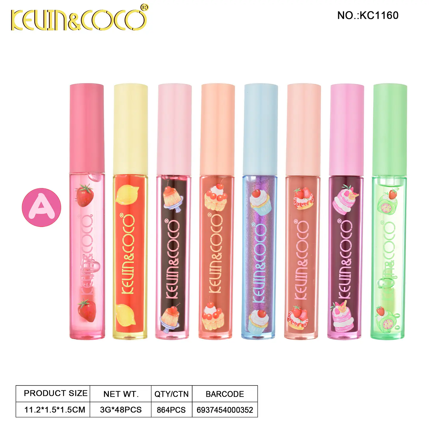 Aceite y Brillo Labial Sugar Bloom Kevin & Coco - Hidratación Profunda y Brillo Espejo (Precio por Unidad) 8